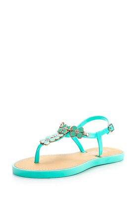 LOST INK  FLORAL TRIM SANDAL