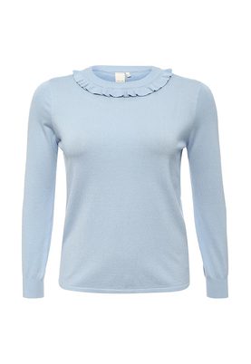 LOST INK PLUS  JUMPER WITH FRILL NECK